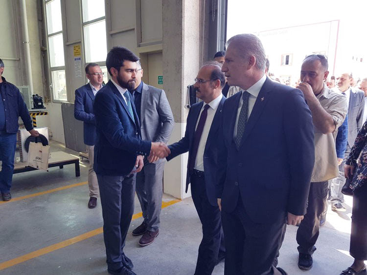 Sivas Valisi ve Belediye Baskani sirketimizi Ziyaret Etti 2